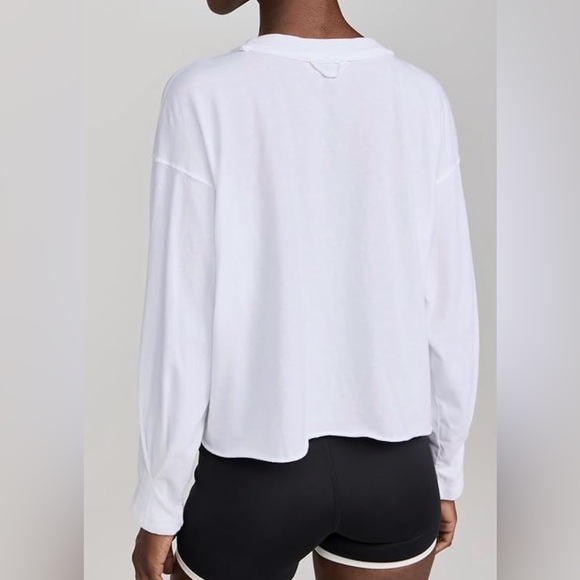 FP Movement (by Free People) Boxy, White, long sleeved, layering shirt - Picture 2 of 7